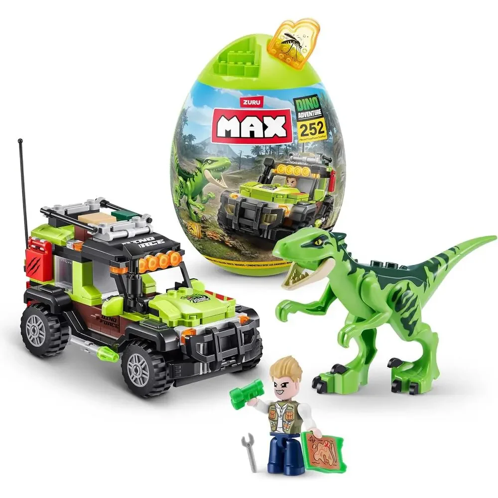 NWT Zuru Max Build More Dino Adventure Raptor Force Egg Capsule